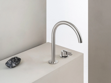 SWING 5910166 - Countertop single handle 2 hole washbasin mixer by QD Magistro Lab - view 3